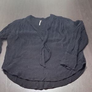 Free People XS Black Women's Top
